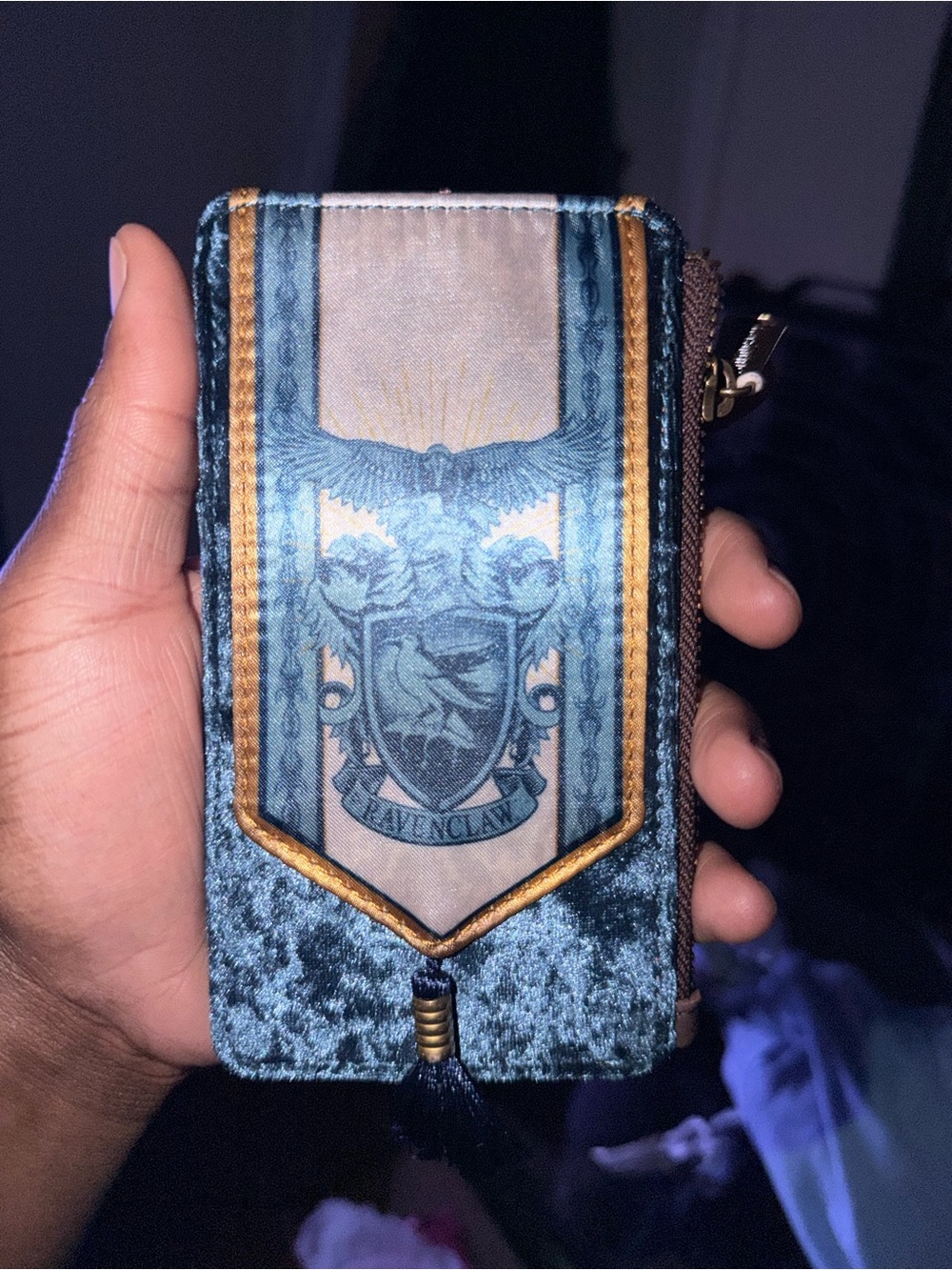 Loungefly Harry Potter Slytherin Banner Velvet Wallet Brand New With tags